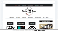 Desktop Screenshot of digitalpianoreviewguide.com